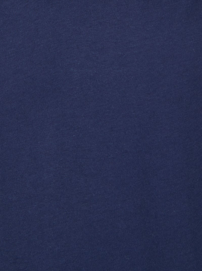 T-shirt broderie anglaise pur coton - Damart Bleu marine - Kiabi