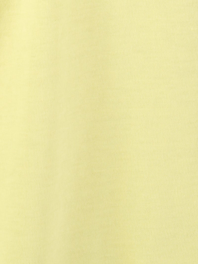 T-shirt broderie anglaise pur coton - Damart Jaune - Kiabi