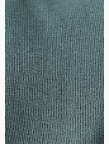 T-shirt broderie et sequins pur coton - Damart