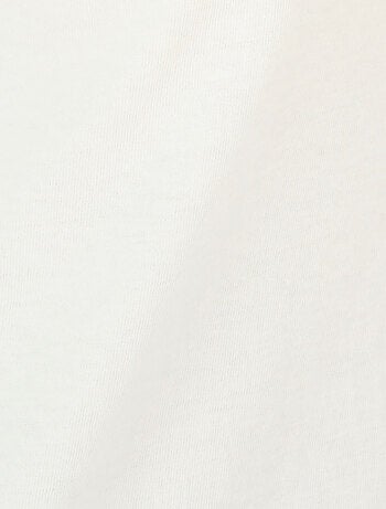 T-shirt broderie fleurs - Damart
