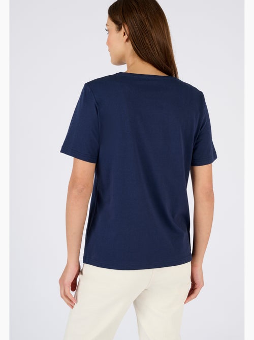 T-shirt broderies ajourées - Damart - Kiabi