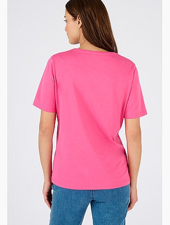 T-shirt broderies ajourées - Damart
