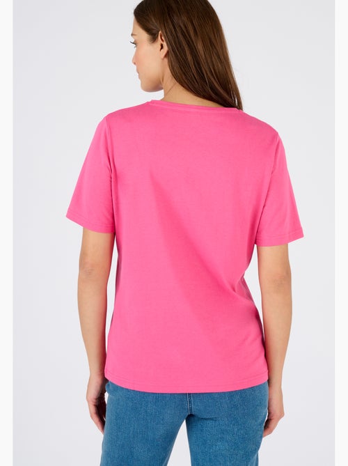 T-shirt broderies ajourées - Damart - Kiabi