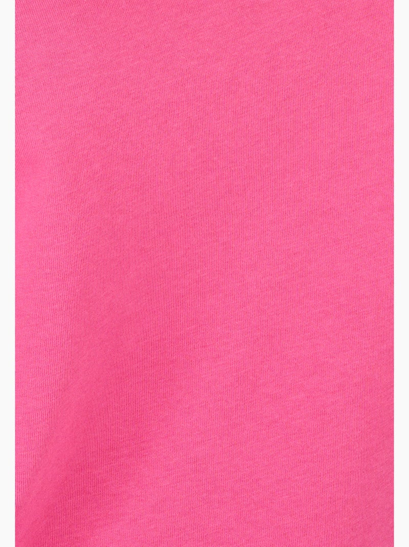 T-shirt broderies ajourées - damart Rose fushia - Kiabi
