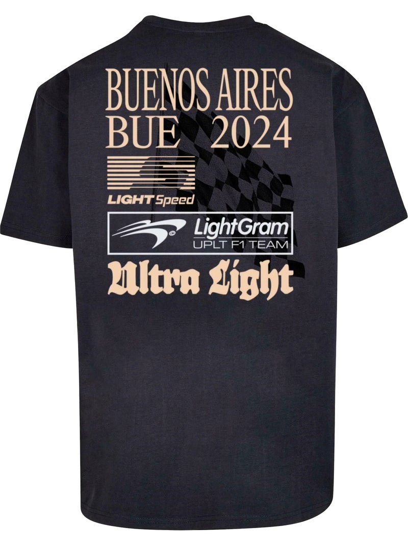 T-shirt buenos aires - mister tee Bleu marine - Kiabi