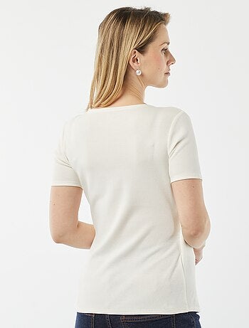 T-shirt cache-cœur d'allaitement