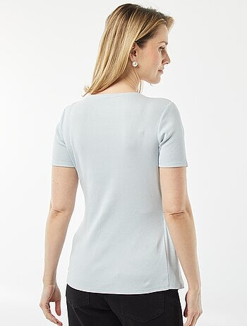 T-shirt cache-cœur d'allaitement