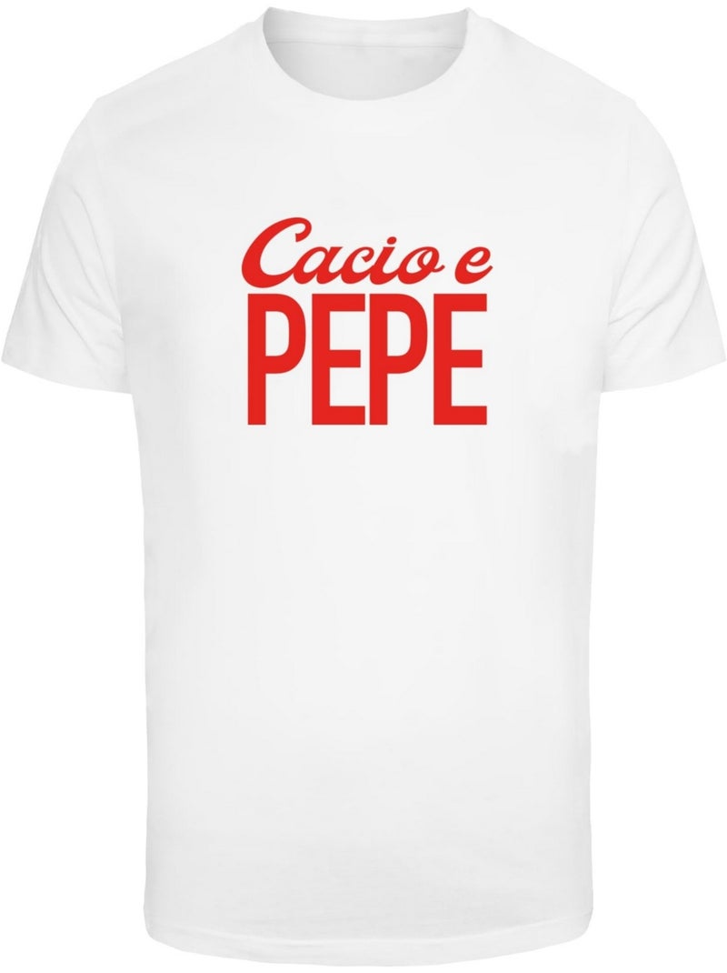 T-shirt cacio pepe - mister tee Blanc - Kiabi