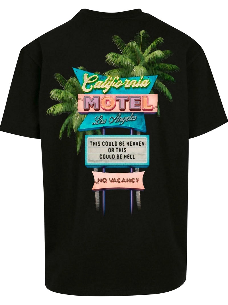 T-shirt california motel - mister tee Noir - Kiabi