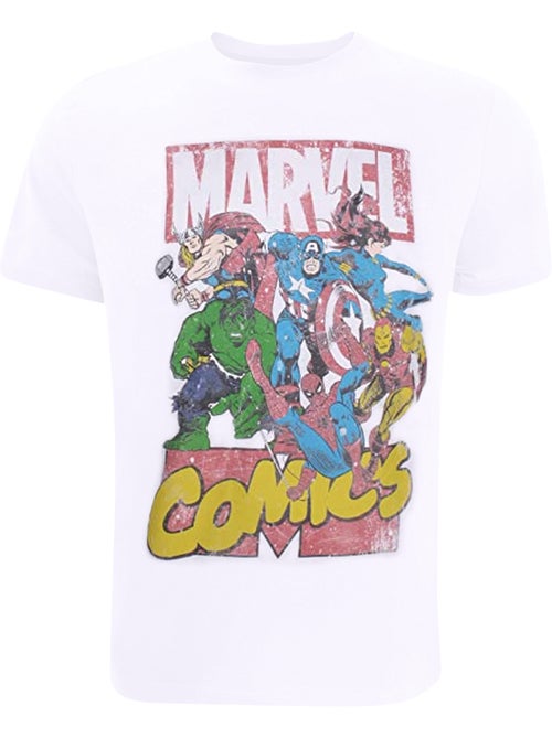 T-shirt call out - marvel (black widow, hulk, iron man, spider-man, thor) - Kiabi T-shirt call out - marvel (black widow, hulk, iron man, spider-man, thor) - Kiabi