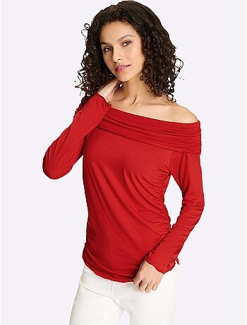 T-shirt Carmen Qualité Viscose Douce - Taille Standard - Helline