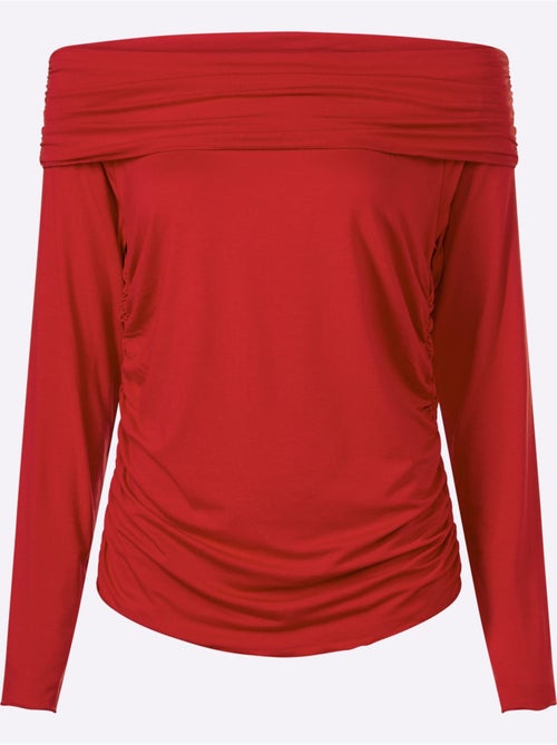 T-shirt Carmen Qualité Viscose Douce - Taille Standard - Helline - Kiabi