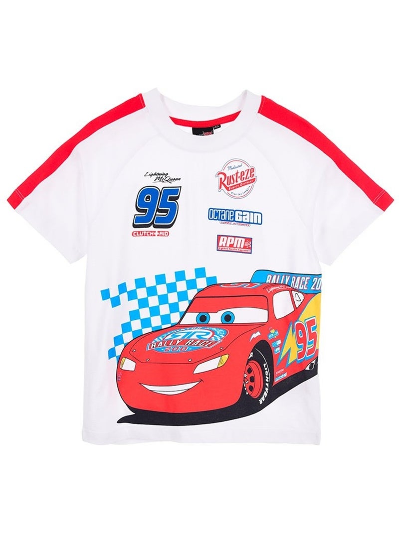 T-Shirt Cars| Licence Officielle Blanc - Kiabi