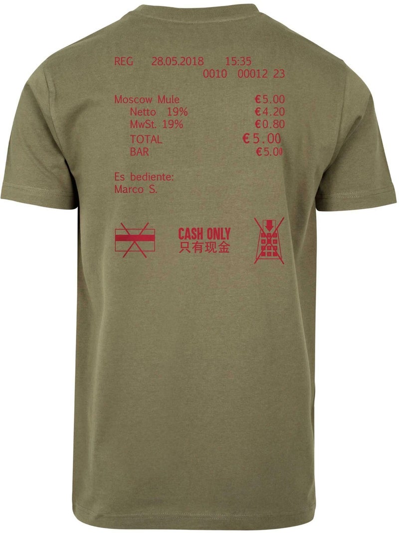 T-shirt cash only - mister tee Kaki - Kiabi