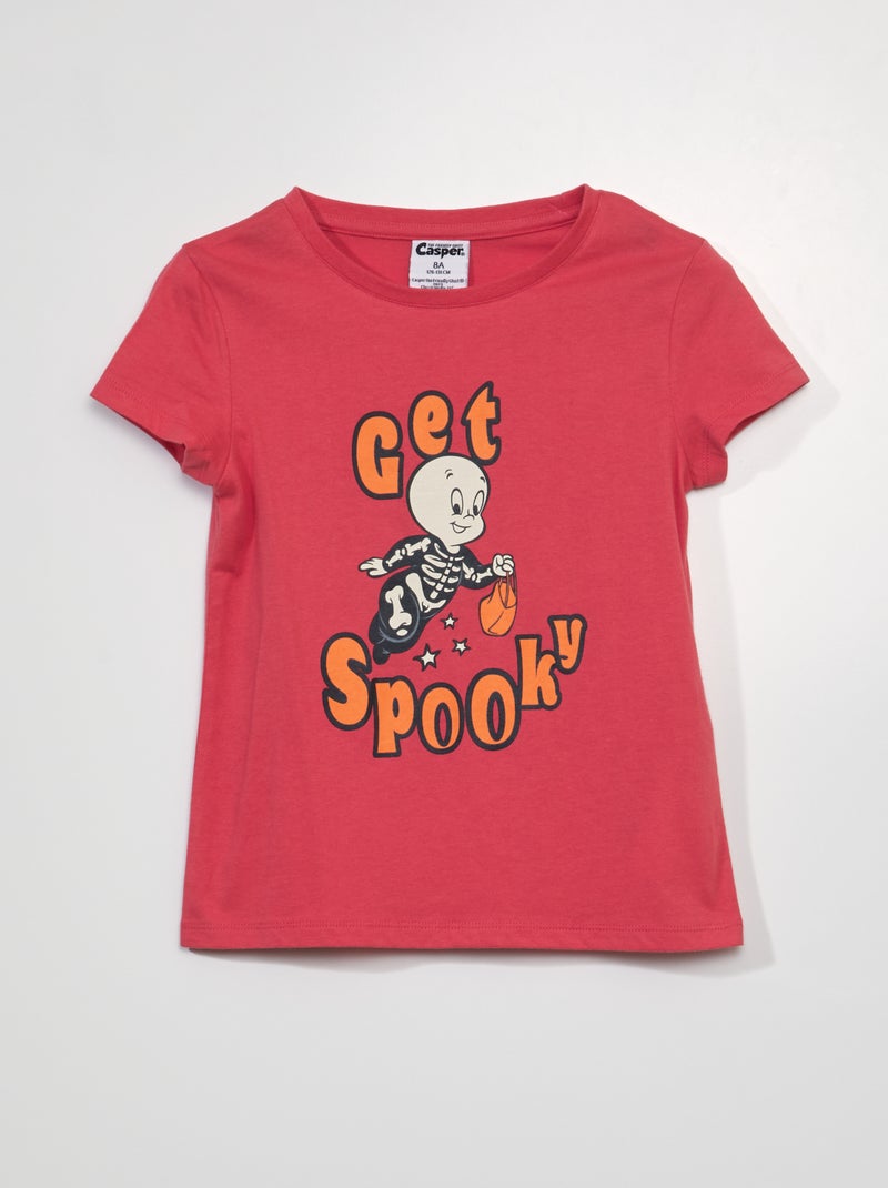 T-shirt 'Casper' en jersey - Halloween Rose - Kiabi