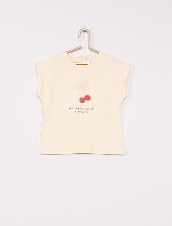 T-shirt 'cerise' éco-conçu