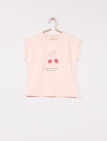 T-shirt 'cerise' éco-conçu