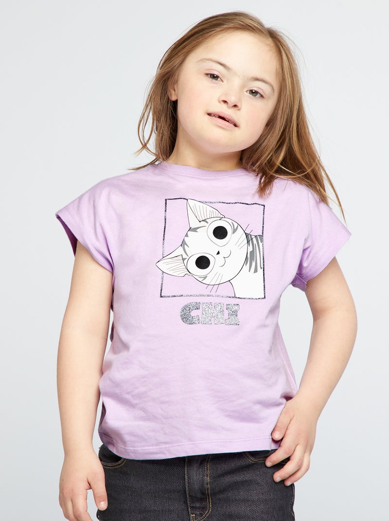 T-shirt 'Chi' - So Easy Violet - Kiabi