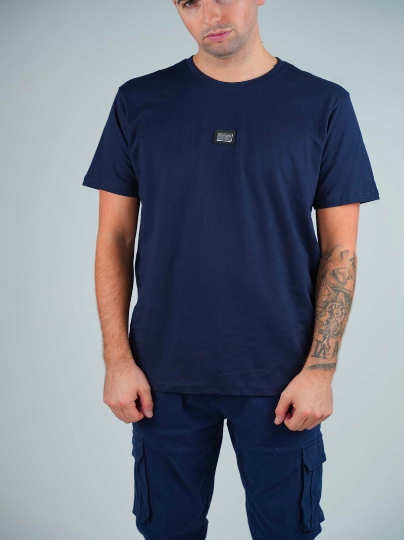 T-shirt  Chicago Redskins Bleu marine - Kiabi