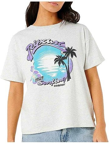 T-Shirt Chiné Femme Rip Curl Neon Isles
