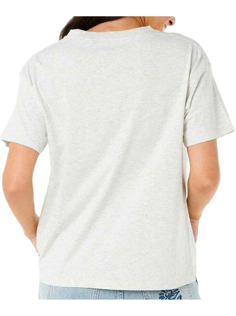 T-Shirt  Chiné Femme Rip Curl Neon Isles Gris - Kiabi