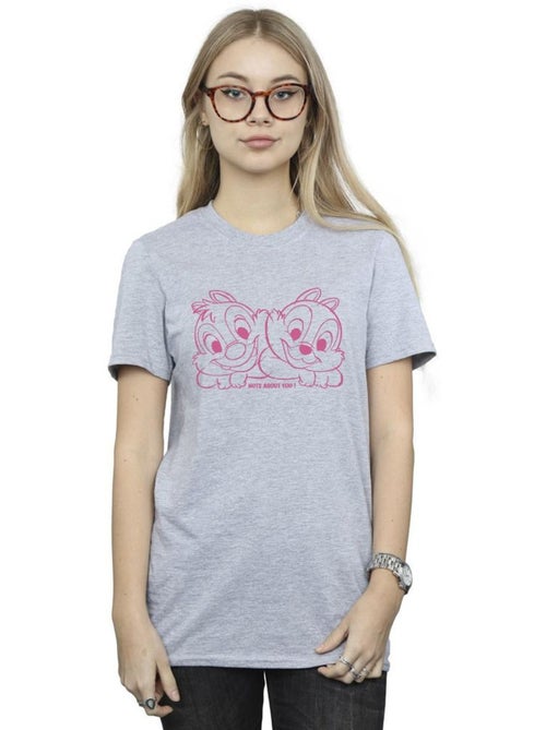 T-shirt chip 'n' dale nuts about you - disney - Kiabi T-shirt chip 'n' dale nuts about you - disney - Kiabi