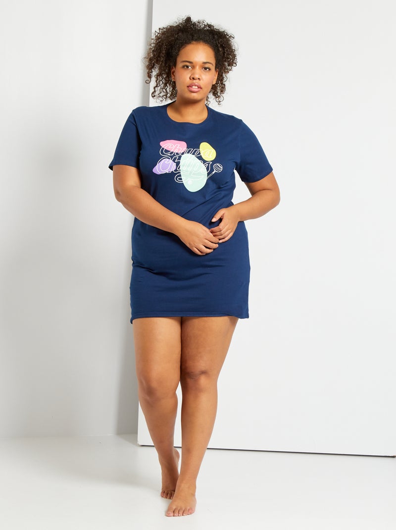 T-shirt 'Chupa Chups' bleu marine - Kiabi