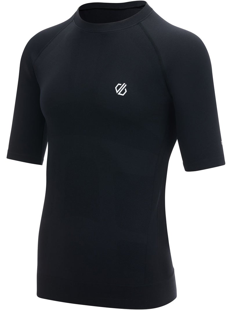 T-shirt cintré et uni manches courtes in the zone - dare 2b Noir - Kiabi