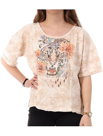 T-Shirt Clair Femme Kaporal FONZI