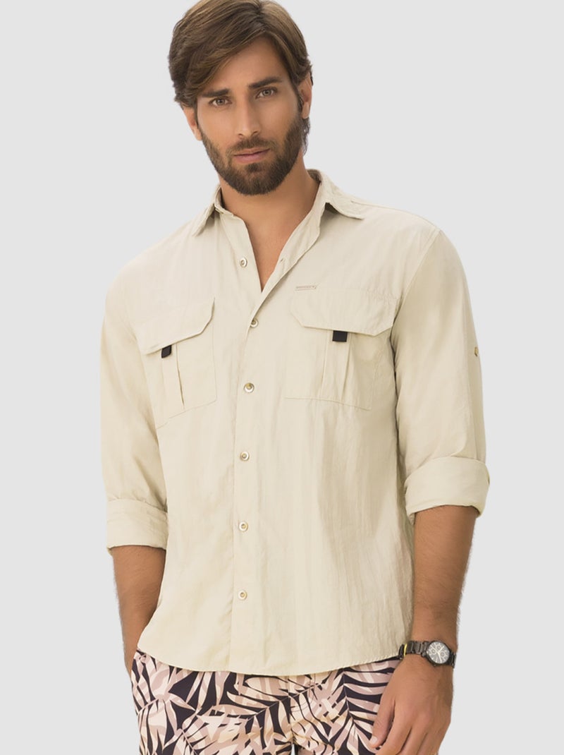 T-Shirt Classics UV Line Beige - Kiabi