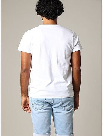 T-shirt classique en jersey avec imprimé 'deeluxe'