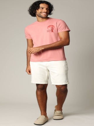 T-shirt classique en jersey de coton à manches courtes 'Deeluxe'