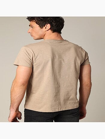 T-shirt classique en jersey de coton avec imprimé 'deeluxe'