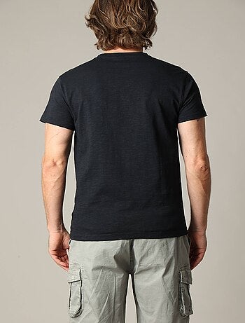 T-shirt classique en jersey de coton avec imprimé 'deeluxe'