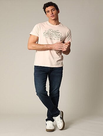 T-shirt classique en jersey de coton avec imprimé 'Deeluxe'