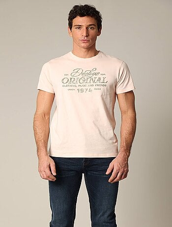 T-shirt classique en jersey de coton avec imprimé 'Deeluxe'