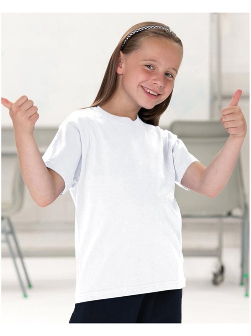 T-shirt classique uni jerzees schoolgear pour enfant - jerzees schoolwear - Kiabi T-shirt classique uni jerzees schoolgear pour enfant - jerzees schoolwear - Kiabi