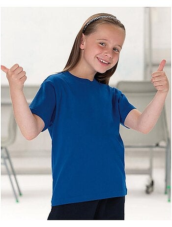 T-shirt classique uni jerzees schoolgear pour enfant - jerzees schoolwear