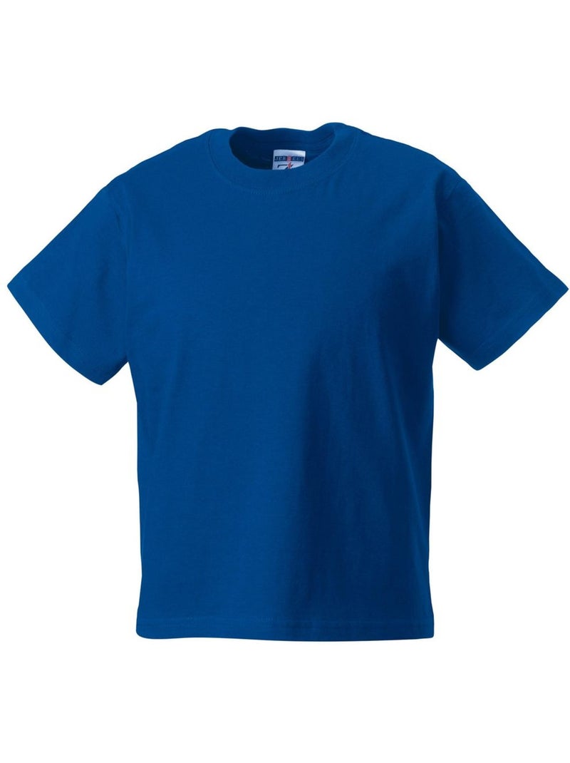 T-shirt classique uni jerzees schoolgear pour enfant - jerzees schoolwear Bleu roi - Kiabi