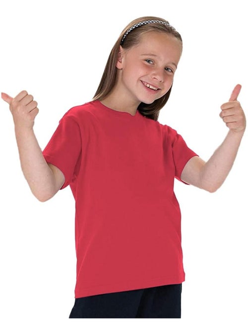 T-shirt classique uni jerzees schoolgear pour enfant - jerzees schoolwear - Kiabi T-shirt classique uni jerzees schoolgear pour enfant - jerzees schoolwear - Kiabi