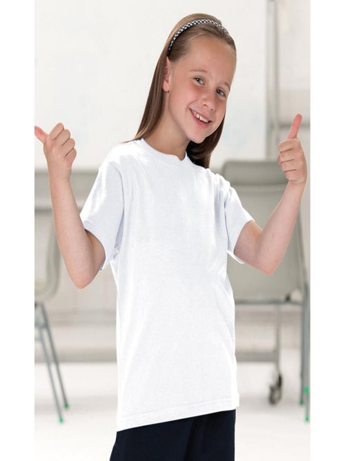T-shirt classique uni Jerzees Schoolgear pour enfant - Kiabi