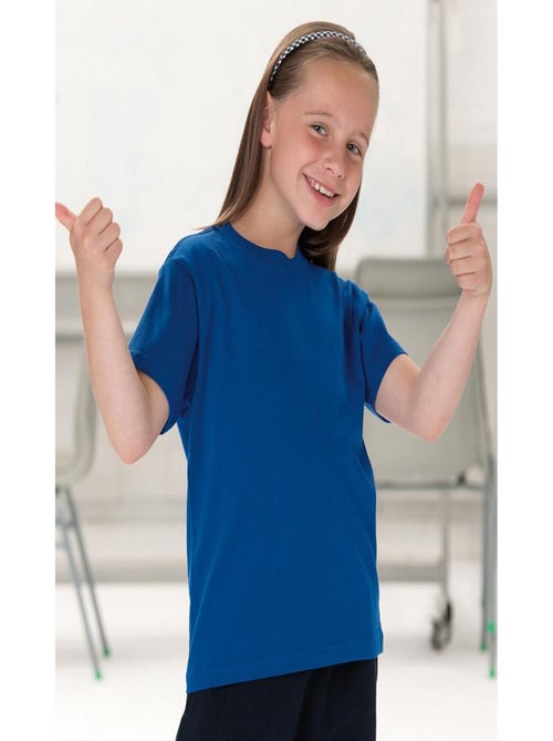 T-shirt classique uni Jerzees Schoolgear pour enfant - Kiabi