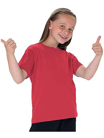 T-shirt classique uni Jerzees Schoolgear pour enfant