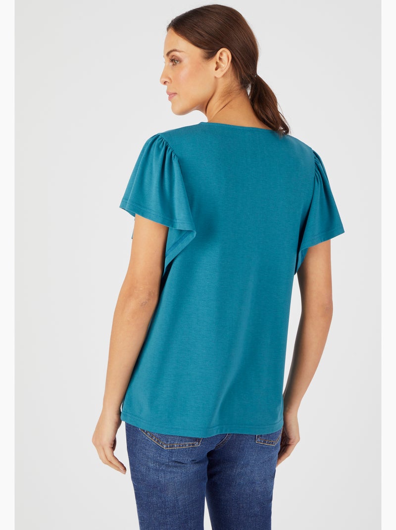 T-shirt Climatyl - Damart Bleu - Kiabi