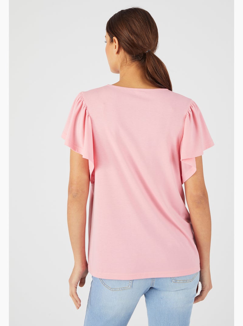 T-shirt Climatyl - Damart Rose - Kiabi