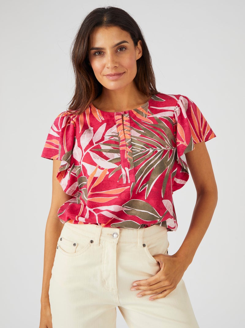T-shirt Climatyl - Damart Rose fushia - Kiabi