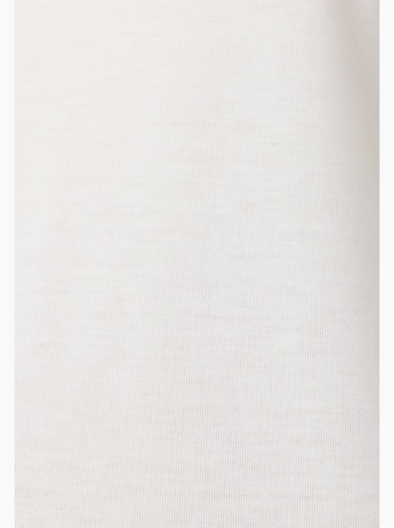 T-shirt Climatyl détail dentelle - Damart Blanc - Kiabi
