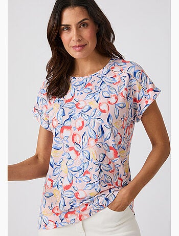 T-shirt climatyl détail jour échelle aux épaules - damart