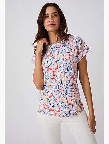 T-shirt climatyl détail jour échelle aux épaules - damart