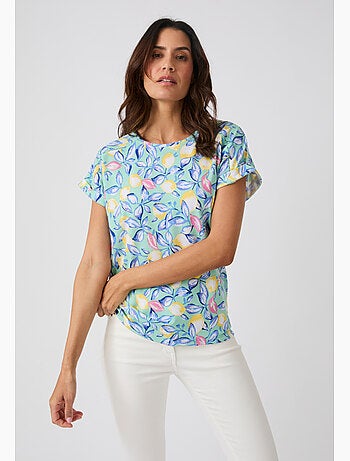 T-shirt climatyl détail jour échelle aux épaules - damart